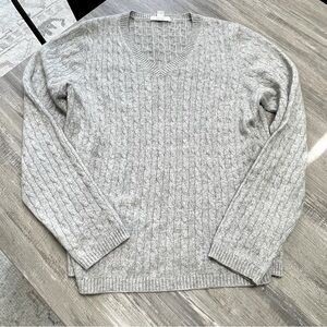 Charter Club Silver Cashmere Sweater